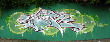 Graffiti Wall in Frankfurt (Oder) - Photo by spoare153 - sbore, 153, new (2011)