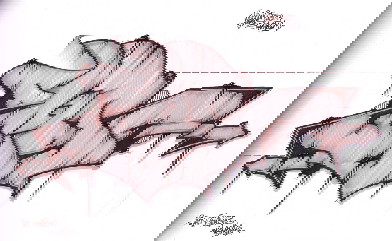 Graffiti Sketch in Frankfurt (Oder) - Photo by spoare153 - zpor, spoare153, 153 (2009)