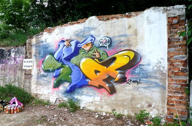 Graffiti Wall in Frankfurt (Oder) - Photo by spoare153 - spoa, new, 153 (2012)