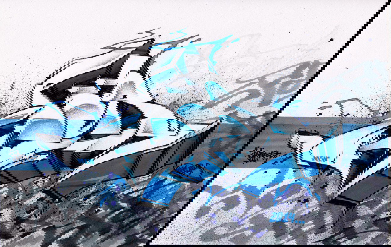 Graffiti Sketch in Frankfurt (Oder) - Photo by spoare153 - zpor, spoare153, new (2014)