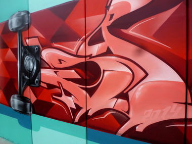 Graffiti Wall in Ludwigsfelde - Photo by spoare153 - sp, spoare153, detail (2014)