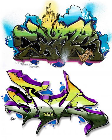 Graffiti Sketch - Photo by spoare153 - 69exchanges, exchange, stue (2013)