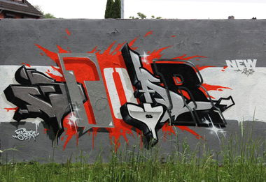 Graffiti Wall in Bremen - Photo by spoare153 - spoare153, spoar, new (2013)