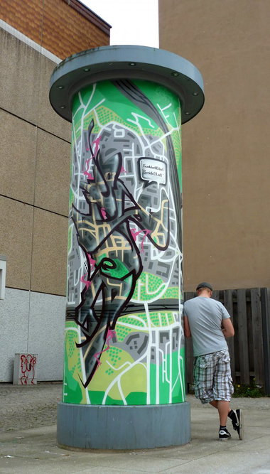 Graffiti Wall in Frankfurt (Oder) - Photo by spoare153 - spoa, spoabow, new (2013)