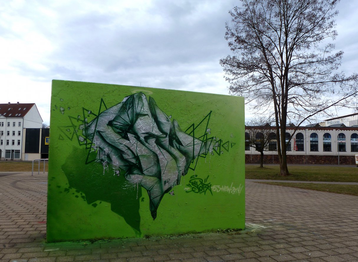 Graffiti Wall in Chemnitz - Photo by spoare153 - new, spoare153 (2014)