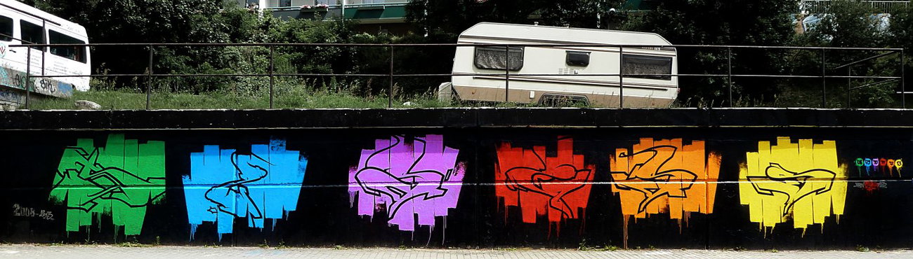Graffiti Wall in Frankfurt (Oder) - Photo by spoare153 - spoare153, s, new (2013)