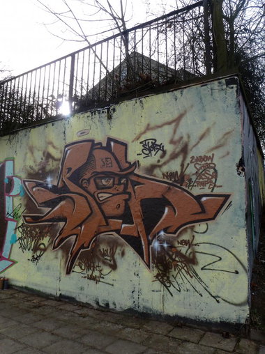 Graffiti Wall in Frankfurt (Oder) - Photo by spoare153 - spoare, spoa, 153 (2014)