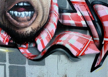 Graffiti Wall in München - Photo by spoare153 - spoare153, detail (2014)