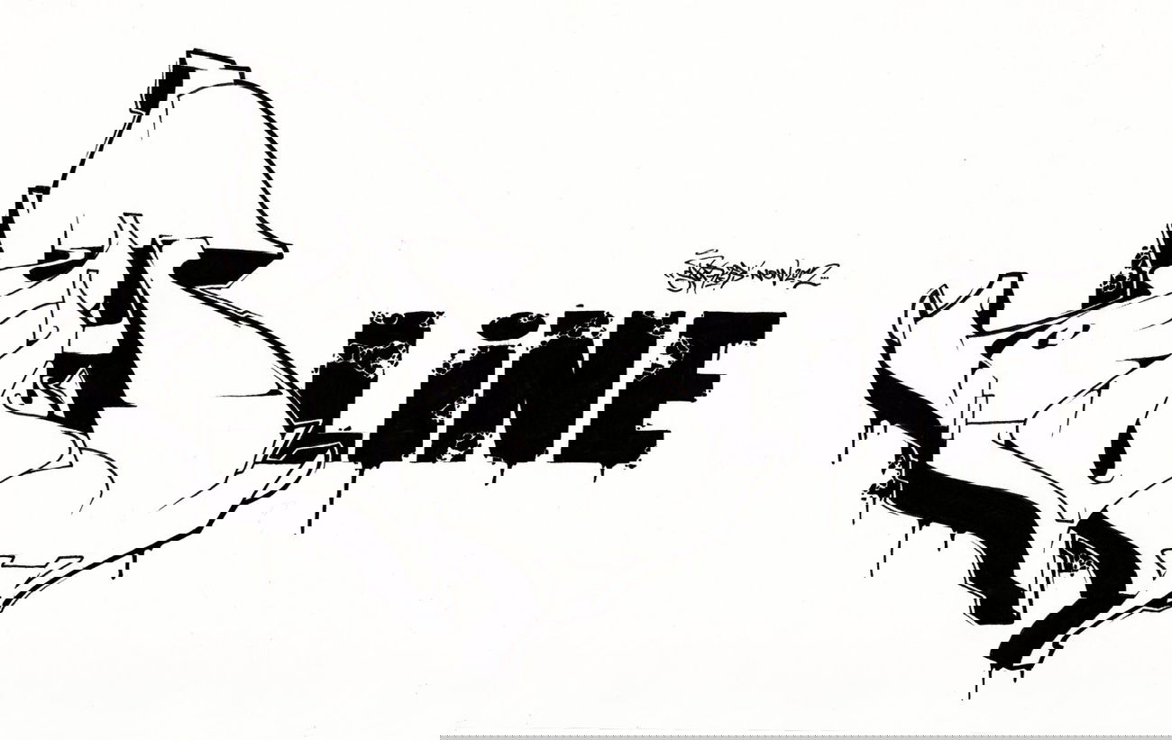 Graffiti Sketch - Photo by spoare153 - outliner, outline, spoare (2012)