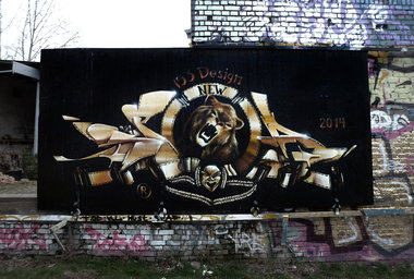 Graffiti Wall in Leipzig - Photo by spoare153 - goldenspoa, spoare, spoare153 (2014)