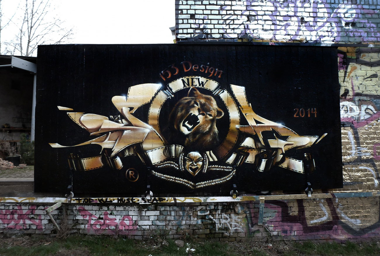 Graffiti Wall in Leipzig - Photo by spoare153 - goldenspoa, spoare, spoare153 (2014)