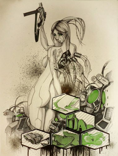 Graffiti Sketch - Photo by spoare153 - spoare, 153, new (2012)