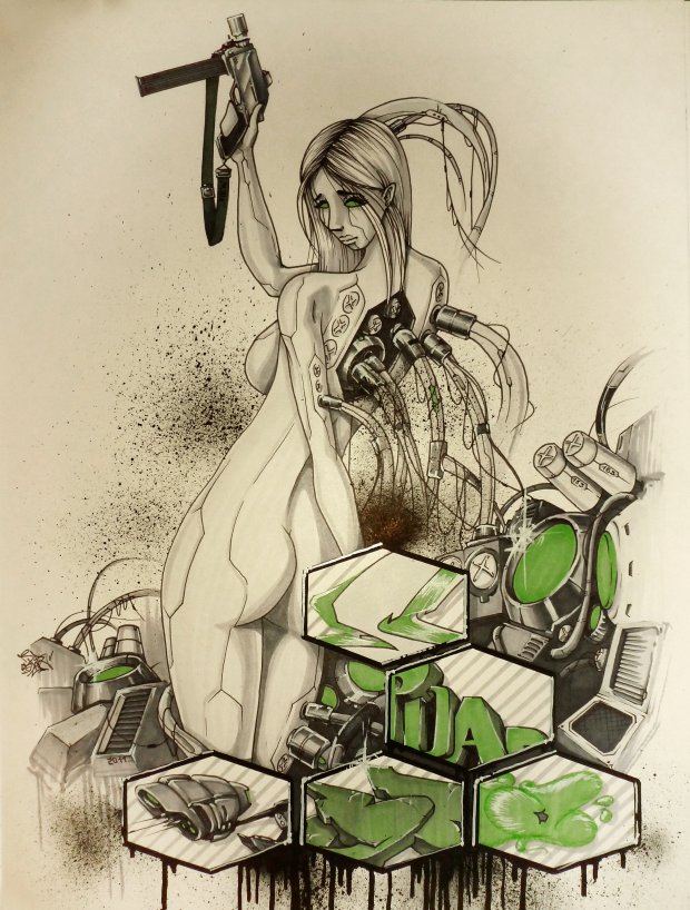 Graffiti Sketch - Photo by spoare153 - spoare, 153, new (2012)