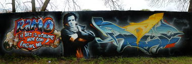 Graffiti Wall in Zwickau - Photo by spoare153 - zone, spoa, spoare153 (2014)