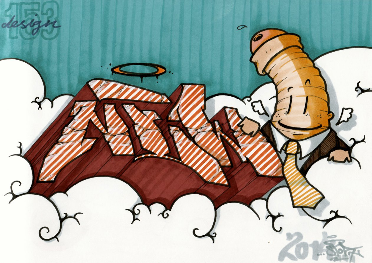 Graffiti Sketch - Photo by spoare153 - dick, cock, penis (2014)