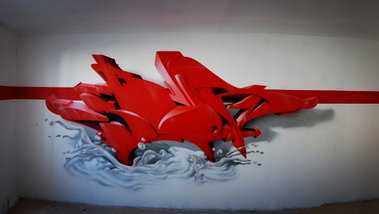 Graffiti Wall in Berlin - Photo by spoare153 - sbor, spoare153, red (2013)