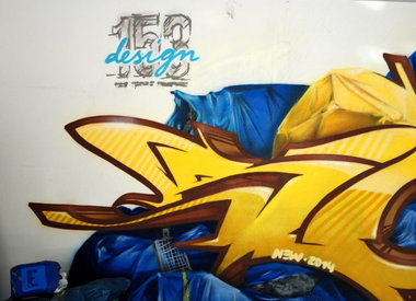 Graffiti Wall in Frankfurt (Oder) - Photo by spoare153 - spoare153, 153design, new (2014)