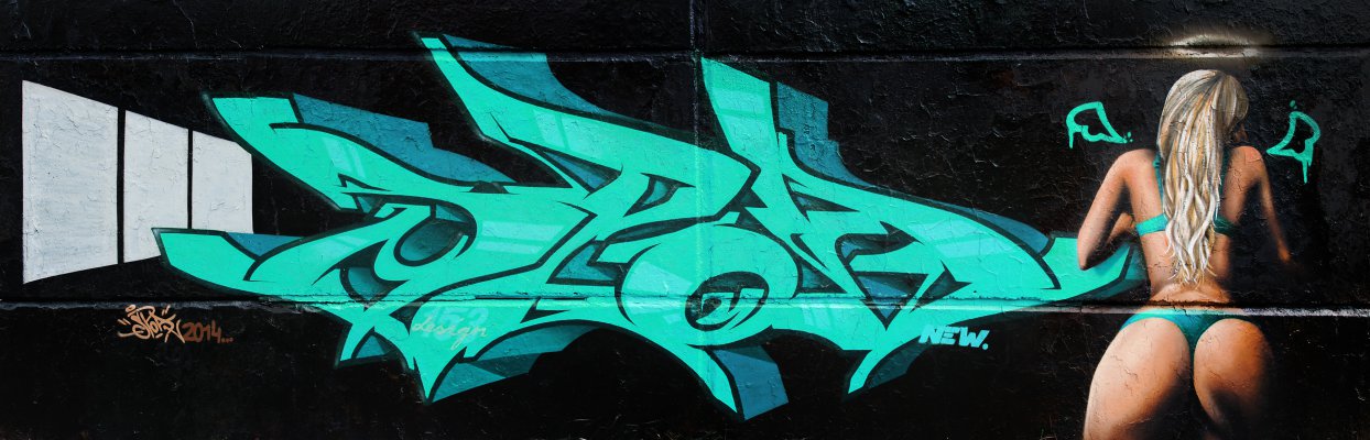 Graffiti Wall in Frankfurt (Oder) - Photo by spoare153 - new, spoa, spoare153 (2014)