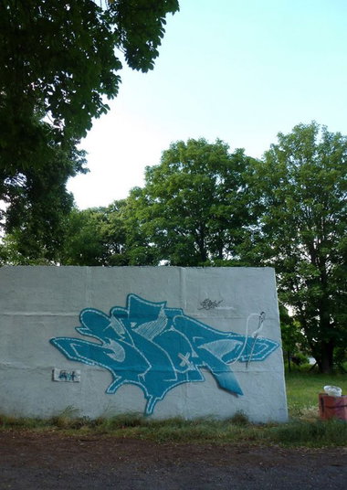 Graffiti Wall in Luckenwalde - Photo by spoare153 - spoare153, spor, 153 (2014)
