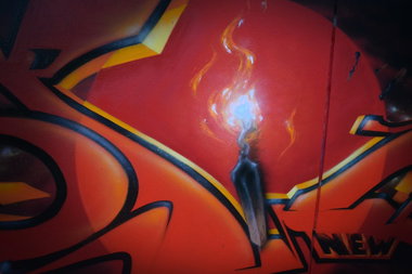 Graffiti Wall - Photo by spoare153 - detail, 153, spoare (2014)