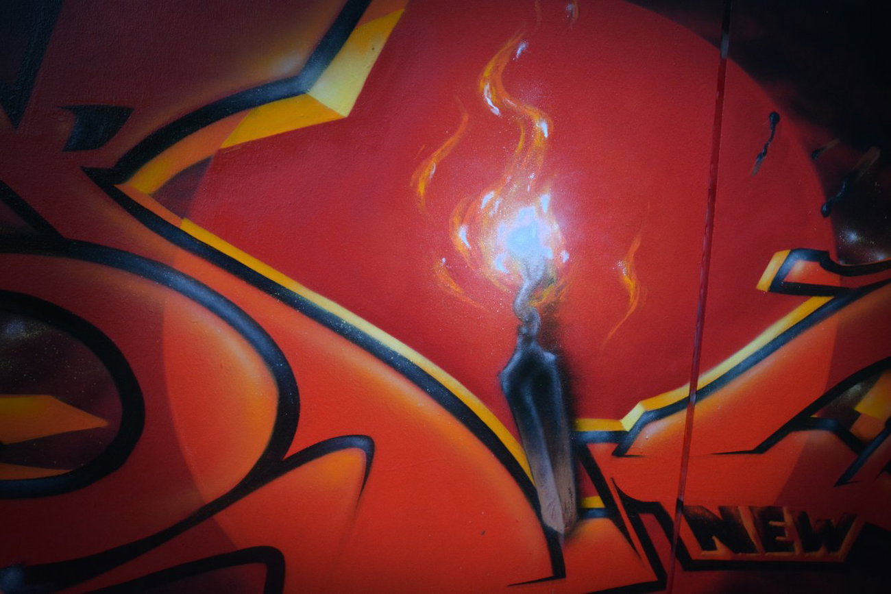 Graffiti Wall - Photo by spoare153 - detail, 153, spoare (2014)