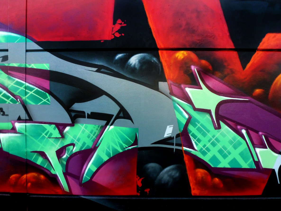 Graffiti Wall in Chemnitz - Photo by spoare153 - detail, spoare153 (2014)
