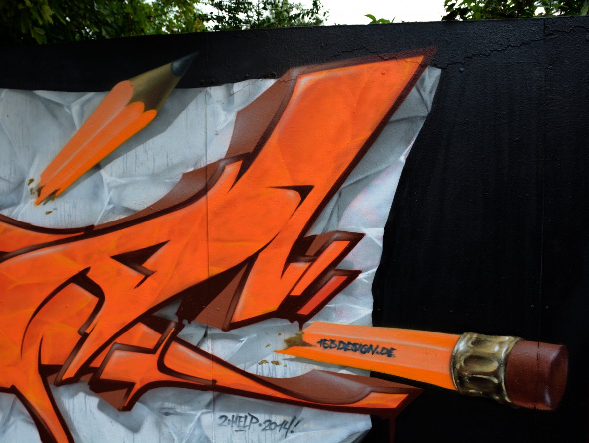Graffiti Wall in Dresden - Photo by spoare153 - detail, spoa, spoare (2014)