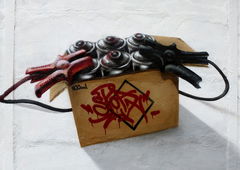 Graffiti Wall in Slubice - Photo by spoare153 - detail, spoare153, spoa (2013)