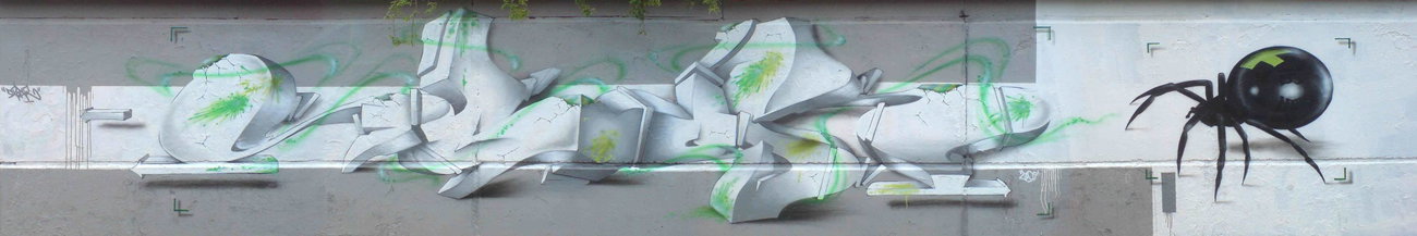 Graffiti Wall in Frankfurt (Oder) - Photo by spoare153 - spoare153, sbor, 153 (2009)