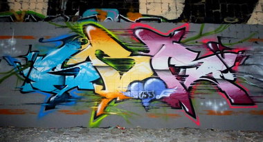 Graffiti Wall in Berlin - Photo by spoare153 - sbr, spoare.153 (2012)