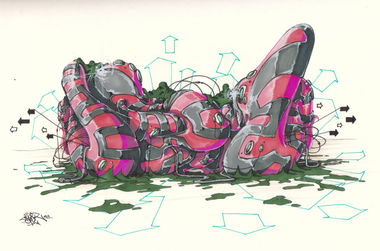 Graffiti Sketch - Photo by spoare153 - new, spoare, 153 (2011)