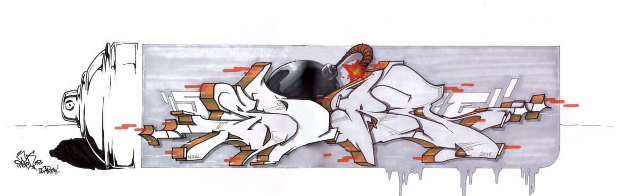 Graffiti Sketch - Photo by spoare153 - sbore, spoare153, new (2011)