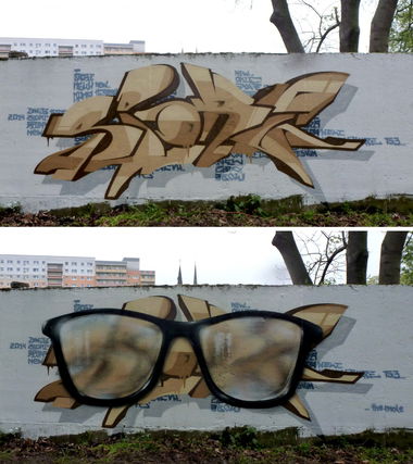 Graffiti Wall in Zwickau - Photo by spoare153 (2014)