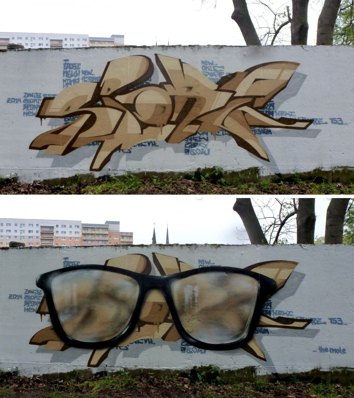 Graffiti Wall in Zwickau - Photo by spoare153 (2014)