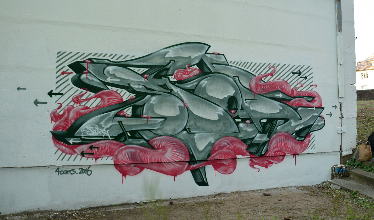 Graffiti Wall in Frankfurt (Oder) - Photo by spoare153 - spoare153, spoa, 153 (2016)