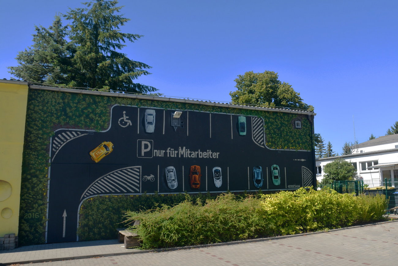 Graffiti Wall in Lebus - Photo by spoare153 (2016)