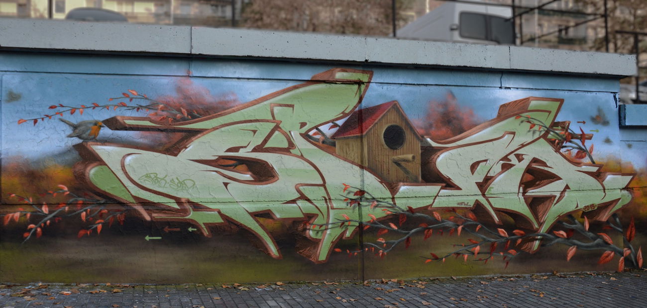 Graffiti Wall in Frankfurt (Oder) - Photo by spoare153 - spoare, spoar, spoa (2015)