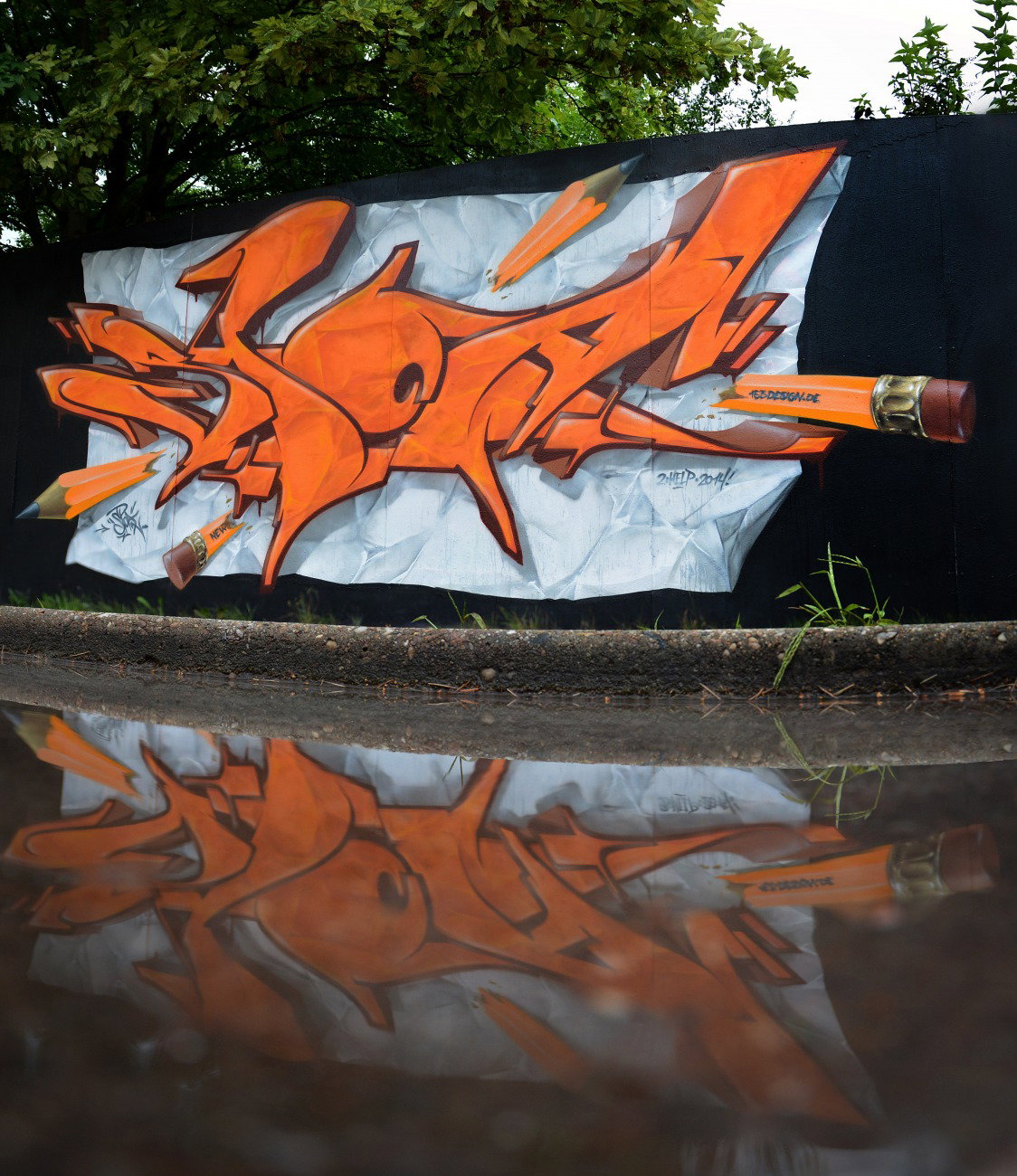 Graffiti Wall in Dresden - Photo by spoare153 (2014)