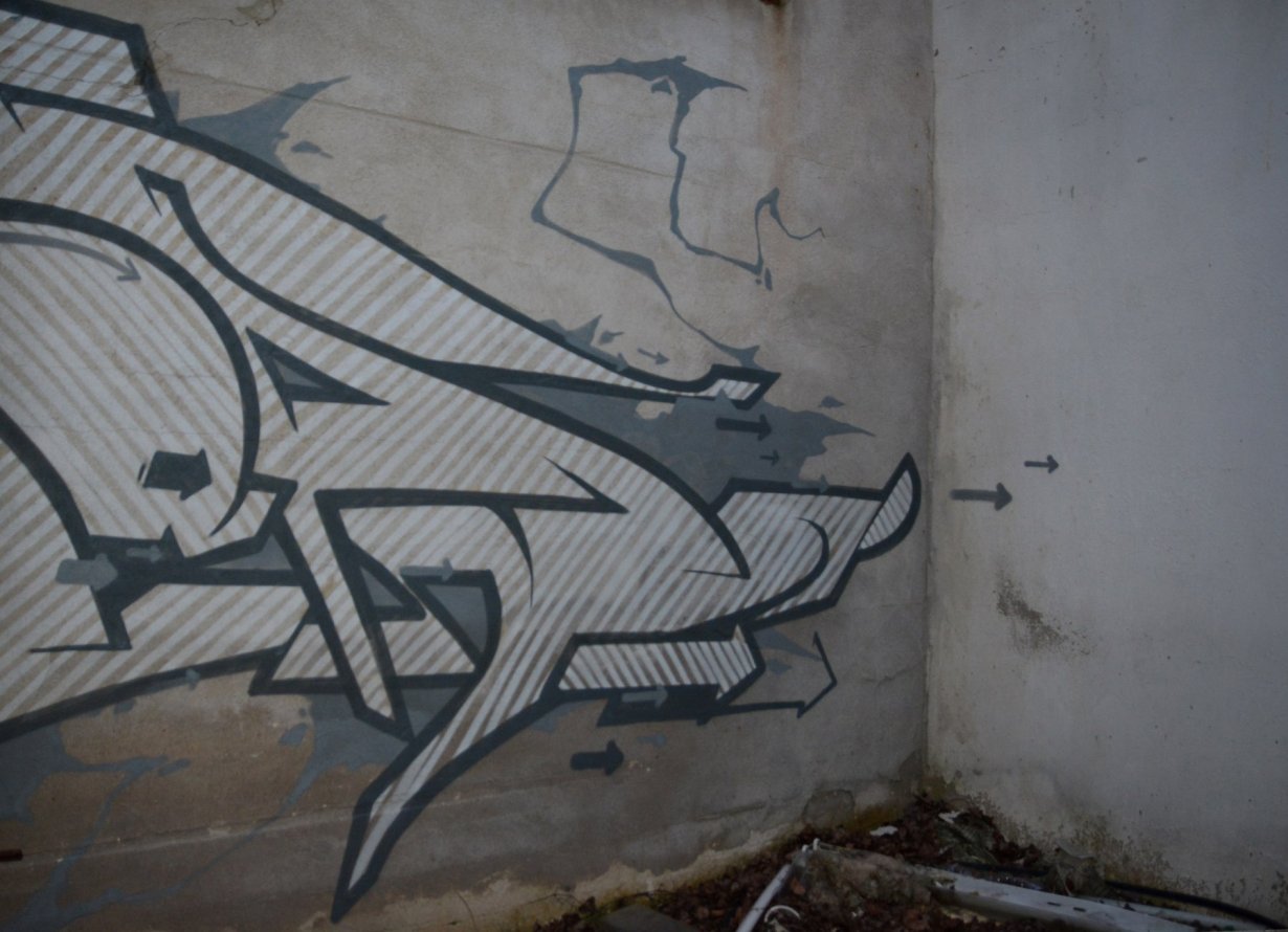 Graffiti Wall in Frankfurt (Oder) - Photo by spoare153 - detail, spoa, 153 (2015)