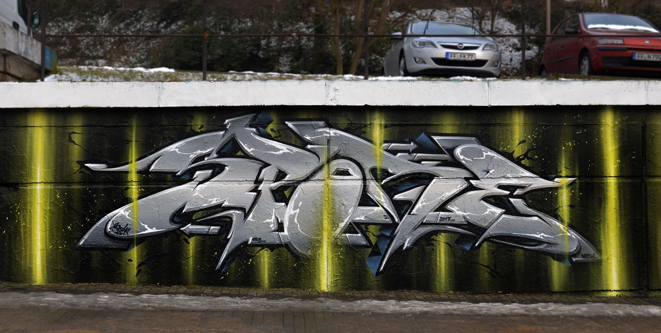 Graffiti Wall in Frankfurt (Oder) - Photo by spoare153 - spoa, spoare153, spore (2017)
