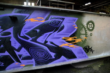 Graffiti Wall in Frankfurt (Oder) - Photo by spoare153 - detail, spoare, 153 (2015)