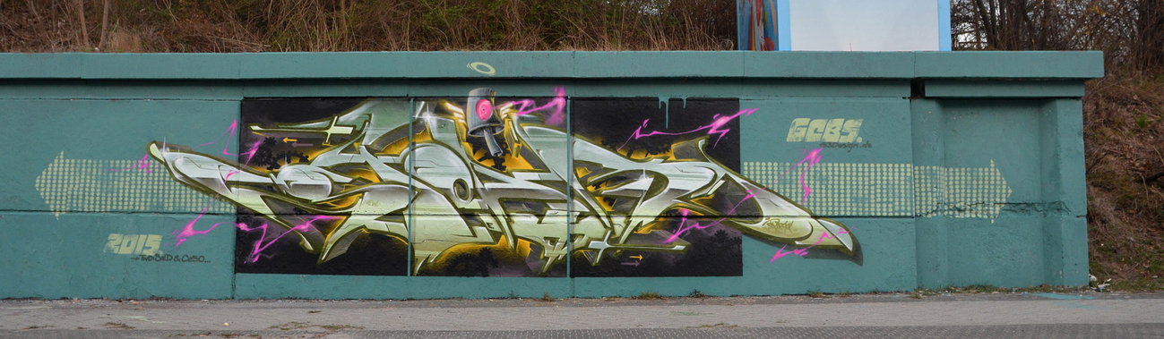 Graffiti Wall - Photo by spoare153 (2015)