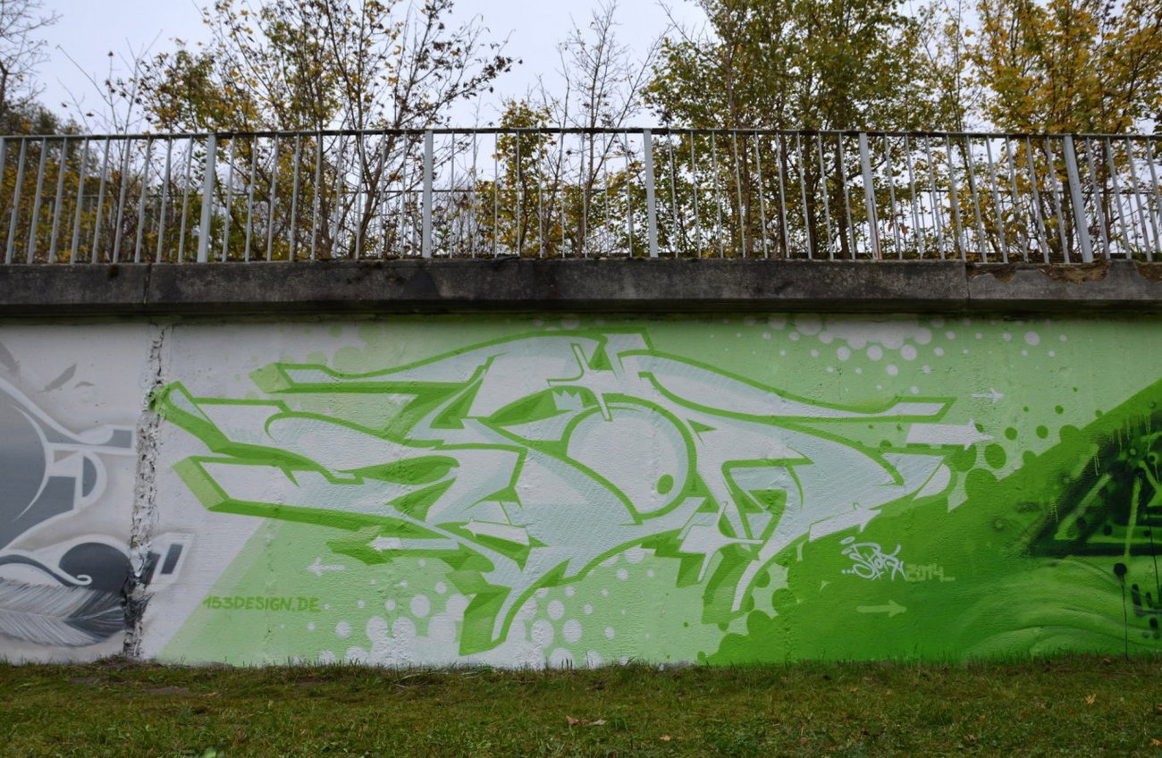 Graffiti Wall in Frankfurt (Oder) - Photo by spoare153 - spoa (2014)