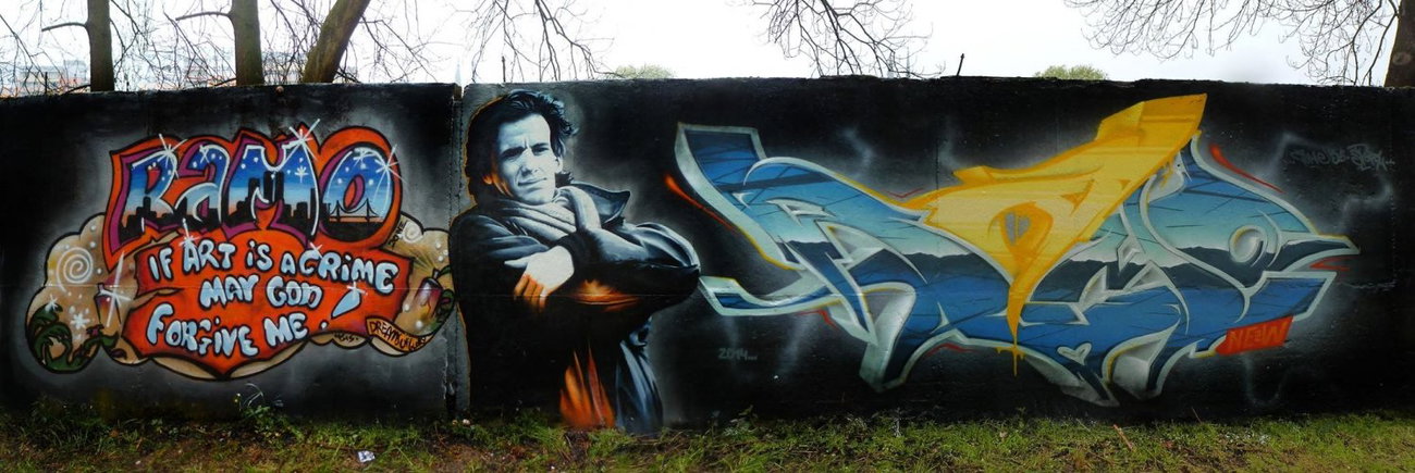 Graffiti Wall in Landkreis Zwickau - Photo by spoare153 - spoare153, 153, new (2014)