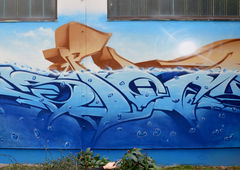 Graffiti Wall in Chemnitz - Photo by spoare153 - spoa, spoare, 153 (2014)