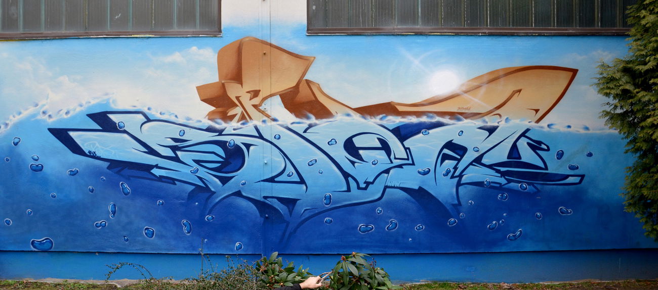 Graffiti Wall in Chemnitz - Photo by spoare153 - spoa, spoare, 153 (2014)
