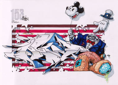 Graffiti Sketch - Photo by spoare153 - new, spoa, spoare (2015)