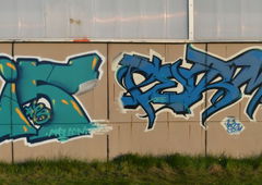 Graffiti Wall in Schwerin - Photo by spoare153 - spoare, 153, perm (2016)