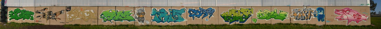 Graffiti Wall in Schwerin - Photo by spoare153 - spoare, 153, perm (2016)