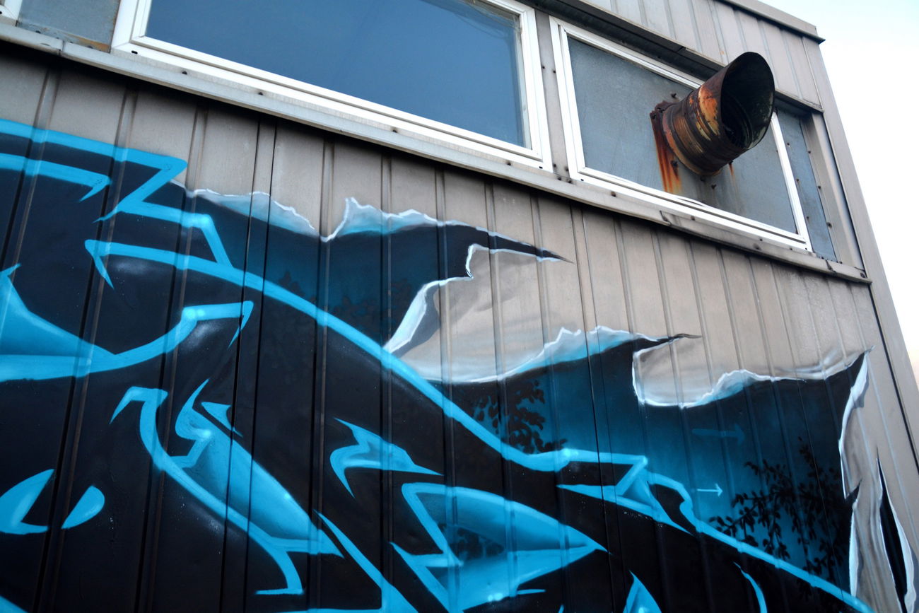 Graffiti Wall in Frankfurt (Oder) - Photo by spoare153 - spoare153, 153design, spoa (2016)